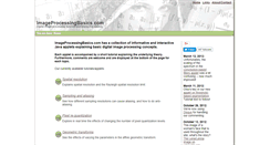 Desktop Screenshot of imageprocessingbasics.com